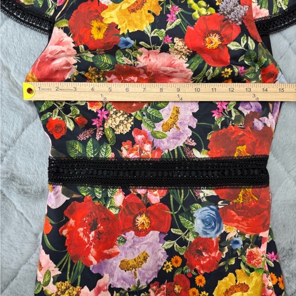 Alice + Olivia Rapunzel Floral Print Dress Size 2 - Picture 12 of 15